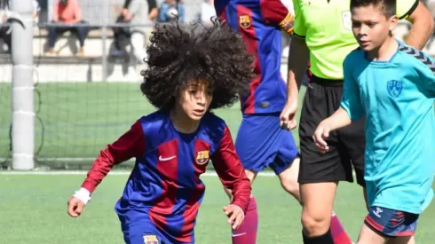 Tiene 12 años, es figura en las inferiores del Barcelona, lo compararon con Maradona y lo ven como el próximo Lamine Yamal