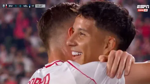 La alegría de Sebastián Driussi.