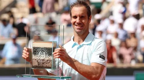 Richard Gasquet fue homenajeado en Roland Garros