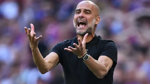 Pep Guardiola, entrenador de Manchester City.