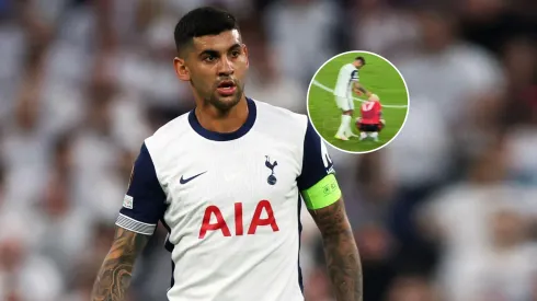 El gesto de Cuti Romero con Garnacho en la final de la Europa League