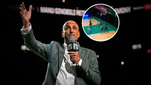 Ginobili reaccionó al triple viral de Lezcano.