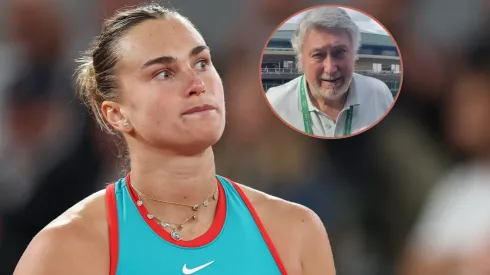 El periodista cruzó a Sabalenka por su actuación en la final de Roland Garros.