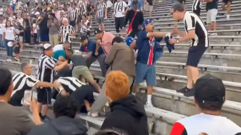 Hinchas de PSG se pelearon con los de Botafogo