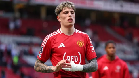 Garnacho subió una foto con la camiseta de otro equipo y los hinchas de Manchester United estallaron