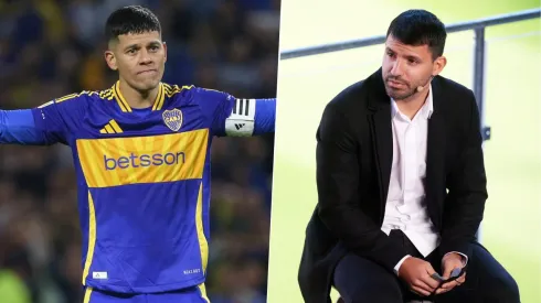 El Kun Aguero defendió a Marcos Rojo ante los rumores que indican que rescindirá su contrato con Boca.