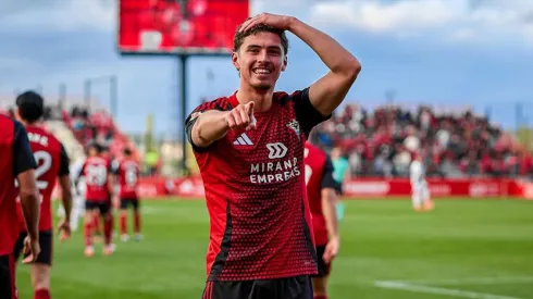 Joaquín Panichelli en su paso por Mirandés.