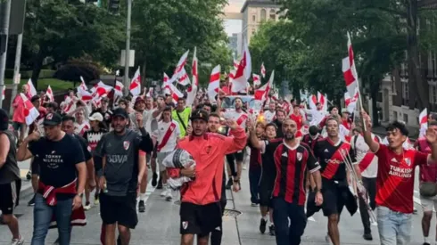 Los hinchas de River en Seattle