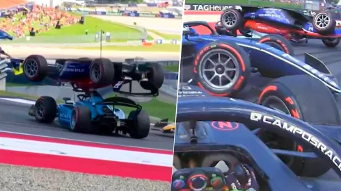 El impactante accidente en la Fórmula 2.