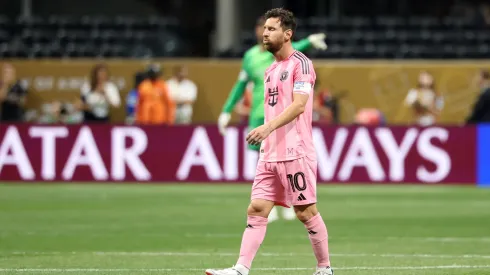 El rostro de Messi lo dice todo.