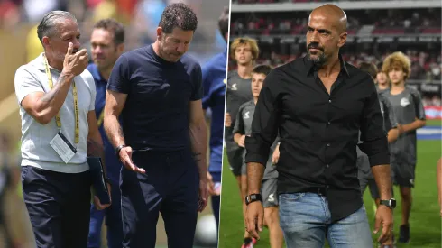 Juan Sebastián Verón apoyó el proceso de Diego Simeone en el Atlético de Madrid.