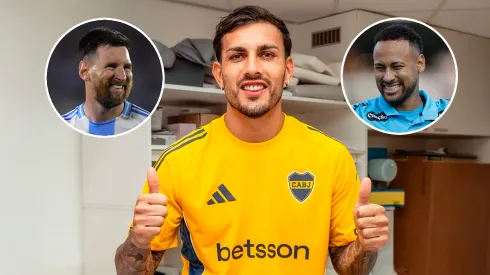 Messi y Neymar reaccionaron al regreso de Leandro Paredes a Boca: “Mucha suerte, hermano”