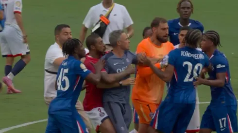 El increíble golpe de Luis Enrique a Joao Pedro tras la derrota de PSG vs. Chelsea en la final del Mundial de Clubes