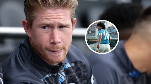 La reacción de Kevin de Bruyne cuando Napoli le dio la 10 que retiraron en honor a Maradona