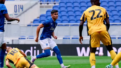 Charly Alcaraz anotó el primer gol en la historia del Hill Dickinson Stadium