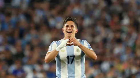 Giuliano Simeone con la Selección Argentina.