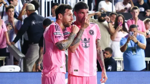 Lionel Messi y Rodrigo De Paul