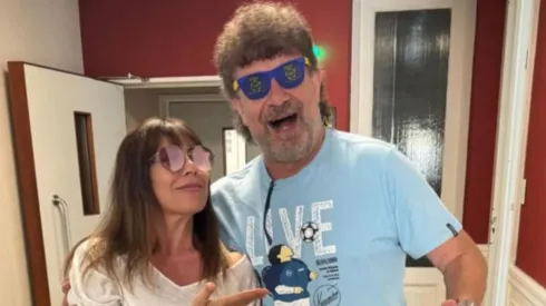 Daniel Mollo junto a Marcela Giorgi, su compañera en Radio Mitre