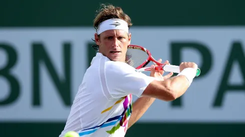 David Nalbandian en acción.