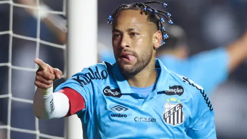 Neymar, la estrella de Santos.