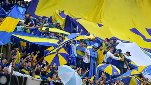 Los hinchas de Boca en La Bombonera.