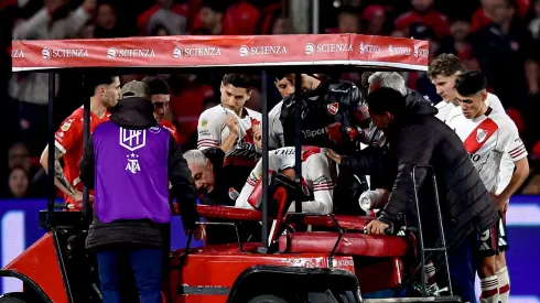 La lesión de Germán Pezzella en River vs. Independiente que le trae un dolor de cabeza a Marcelo Gallardo