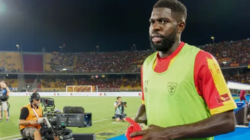 Samuel Umtiti en su paso por Lecce.