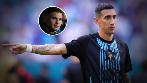 Ángel Di María y Franco Mastantuono.