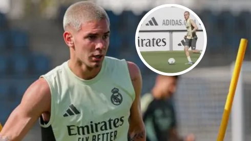 Real Madrid TV mostró imágenes del que habría sido el primer gol de Franco Mastantuono como futbolista merengue.