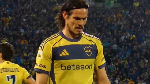 Edinson Cavani, delantero de Boca.