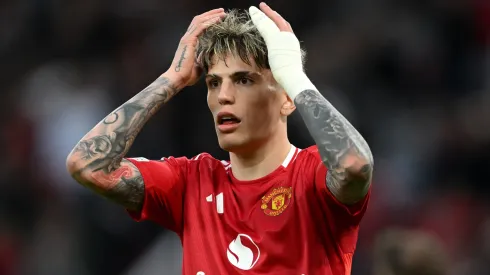 Alejandro Garnacho, delantero de Manchester United.