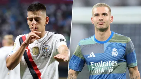 Claudio Echeverri y Franco Mastantuono.