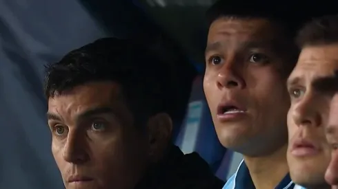 Insólito: Marcos Rojo fue expulsado estando en el banco de suplentes de Racing contra Peñarol