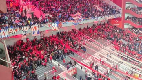 Incidentes en Independiente vs. Universidad de Chile.