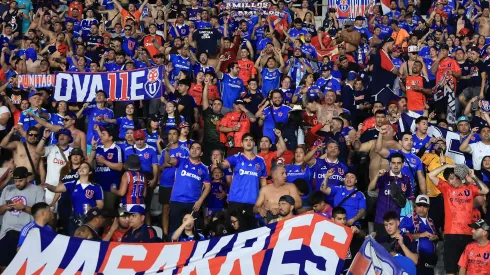 Los hinchas de Universidad de Chile.