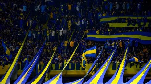 La Bombonera en el partido frente a Banfield.