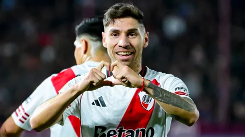 Montiel, autor del gol de River en el empate en Lanús.