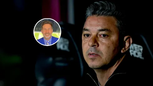 Marcelo Gallardo en Lanús – River