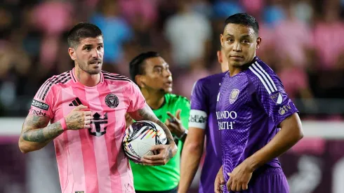 Rodrigo De Paul junto a Luis Muriel, delantero de Orlando City.