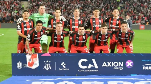 Los once titulares de River frente a Unión.