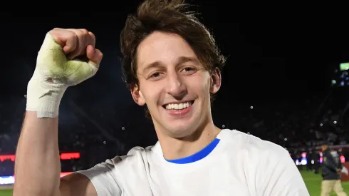 El futbolista de River ingresó en el complemento del duelo ante Ecuador.