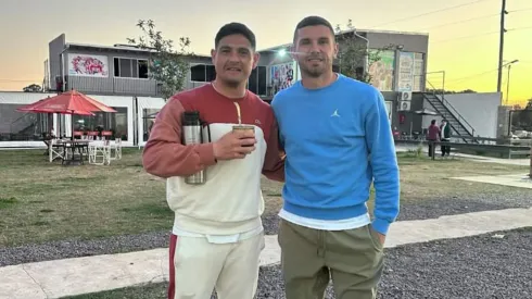 Salas y Maravilla, juntos de nuevo tras su separación futbolística.