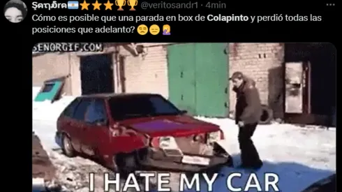 Franco Colapinto terminó 17° en Monza