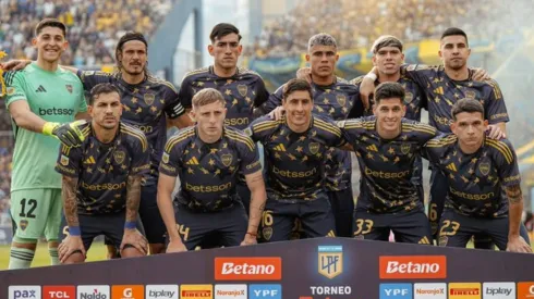 La formación de Boca en el partido ante Rosario Central