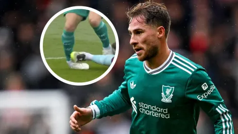 Alexis Mac Allister se entrenó con normalidad luego de la patada que recibió vs. Burnley y podría jugar contra el Atlético de Madrid.