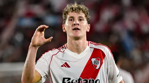 Facundo Colidio durante un partido de River.