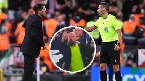 El hincha con el que tuvo un cruce Diego Simeone luego del gol de Virgil van Dijk dijo que el Cholo es un cobarde.