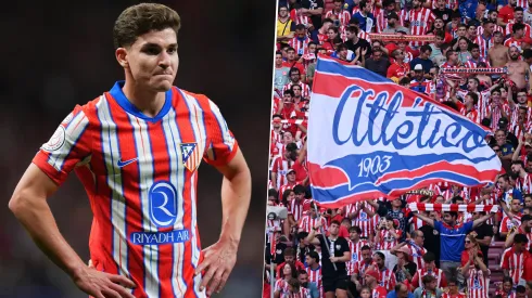 Los hinchas del Atlético de Madrid le apuntaron a Julián Alvarez por el penal que erró contra Mallorca y por su queja en el cambio.