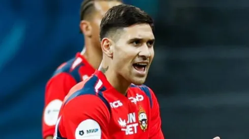 Rodrigo Villagra debutó con la camiseta de CSKA de Moscú.
