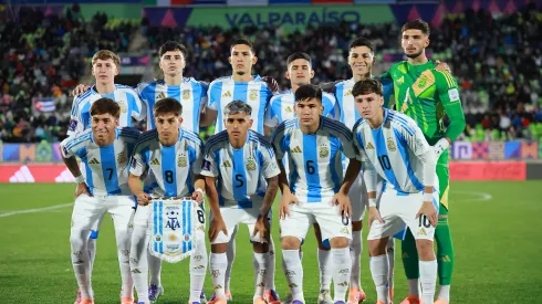 La formación titular de Argentina vs. Cuba en el Mundial Sub 20.